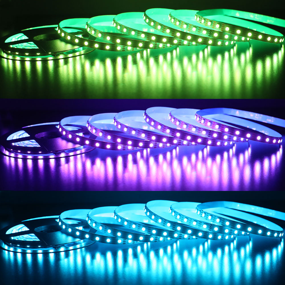 12V WS2815 Individual Addressable 5050 LED Programmable 74LEDs/m RGB Strip Lights 16.4FT 12V WS2815 Individual Addressable 5050 LED Programmable 74LEDs/m RGB Strip Lights 16.4FT